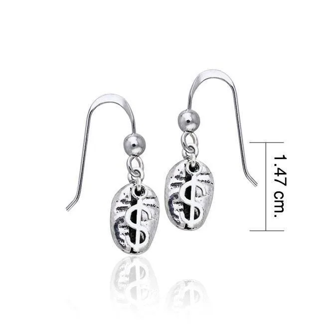 $ Coffee Bean Earrings TE628