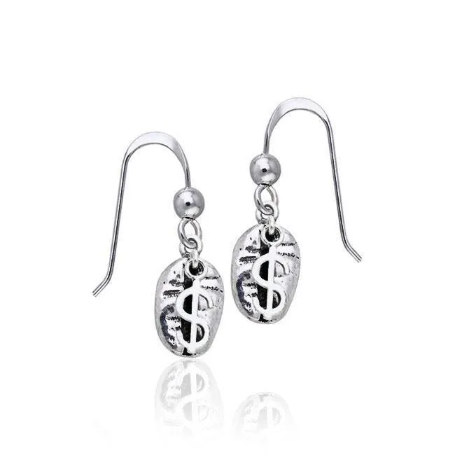 $ Coffee Bean Earrings TE628