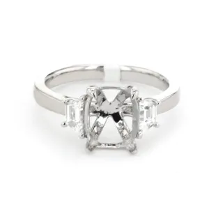 0.48 ctw Diamond Three-Stone Engagement Ring