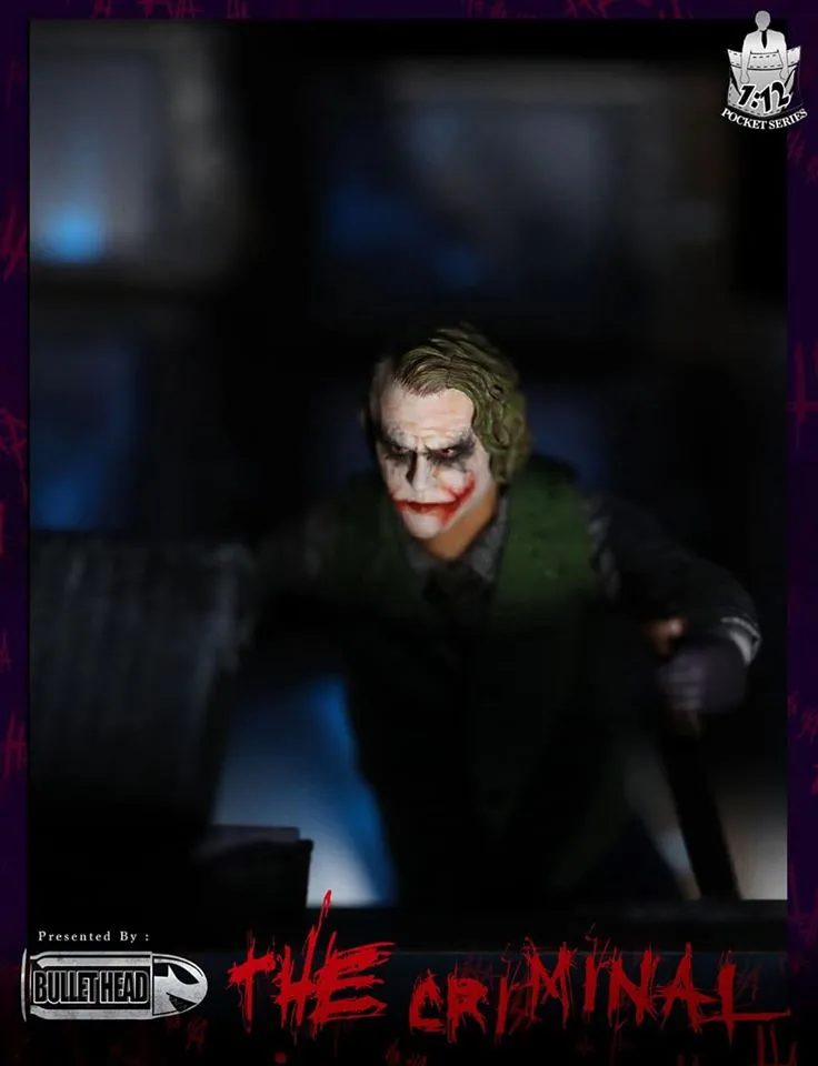 Mint in Box The Dark Knight Joker Action Figure - 1/12 Scale Collectible