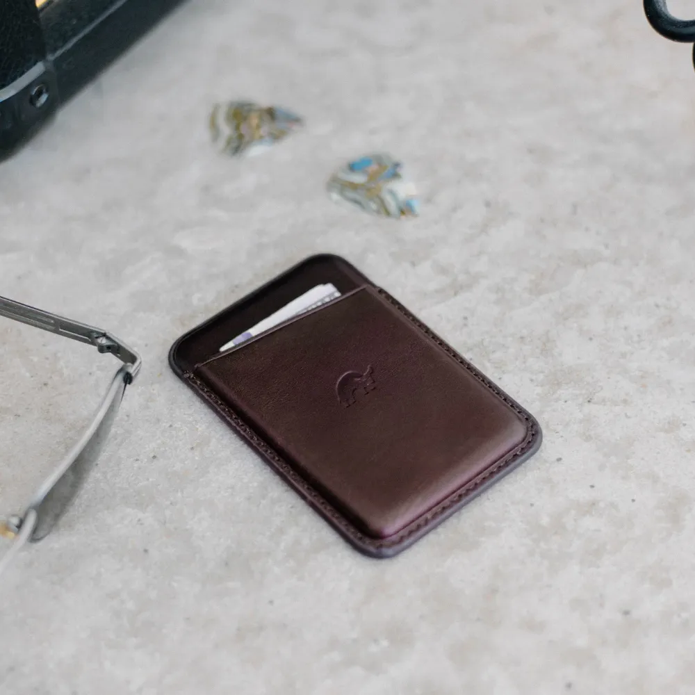 20% Off Minimalist iPhone Case & Wallet - Bourbon