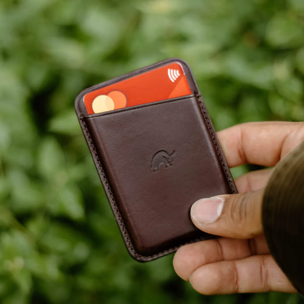 20% Off Minimalist iPhone Case & Wallet - Bourbon