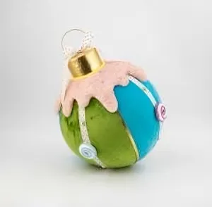 20-Inch Decorative Pastel Christmas Ornament Ball