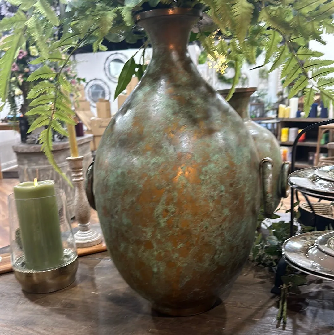 23" Patina Vase