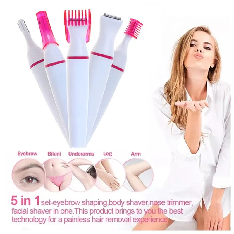 5-in-1 Multifunctional Hair Removal Kit with Advanced Features