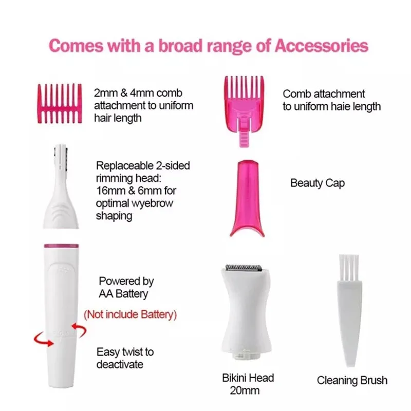 5-in-1 Multifunctional Hair Removal Kit with Advanced Features