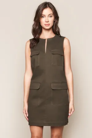 Abigail Utility Shift Dress