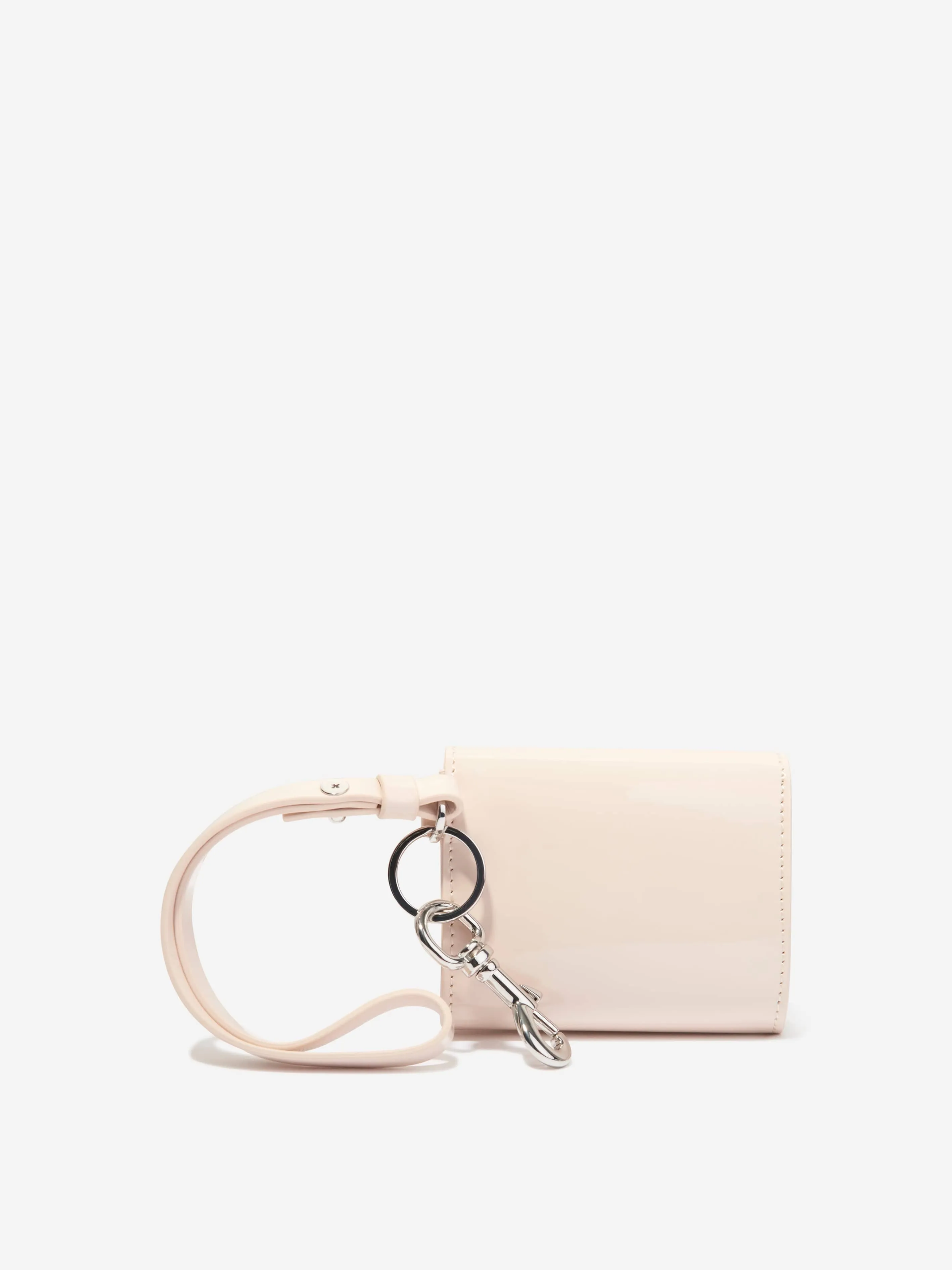 Acne Studios Kids Face Logo Wallet in Beige