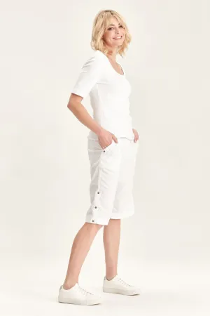 Acrobat Rolled Short | White