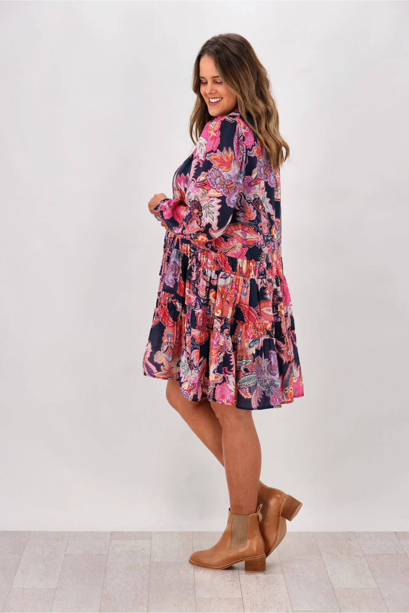 Adorne Collins Paisley Dress