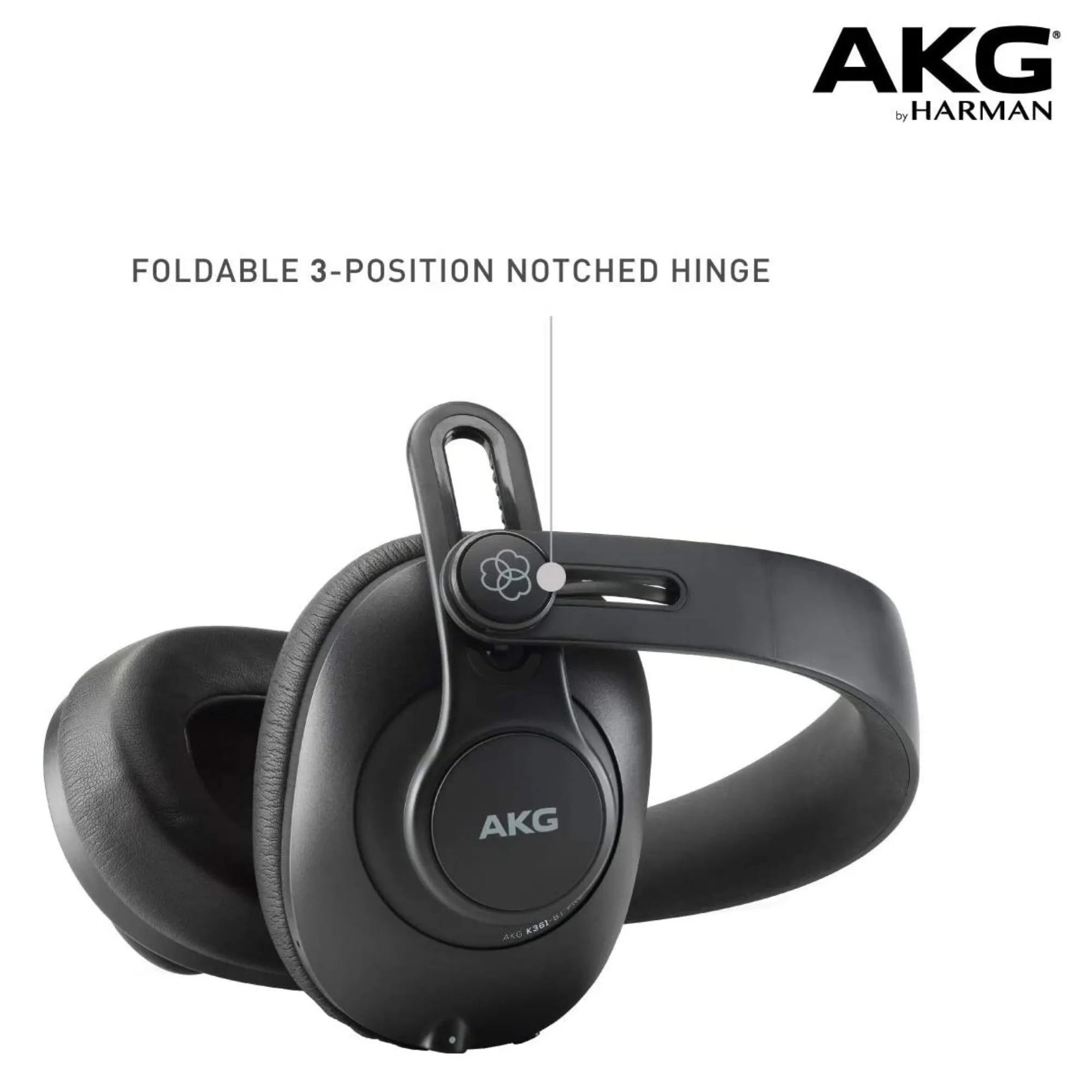 AKG K361-BT - Over-Ear, Closed-Back, Foldable Studio Headphones with Bluetooth