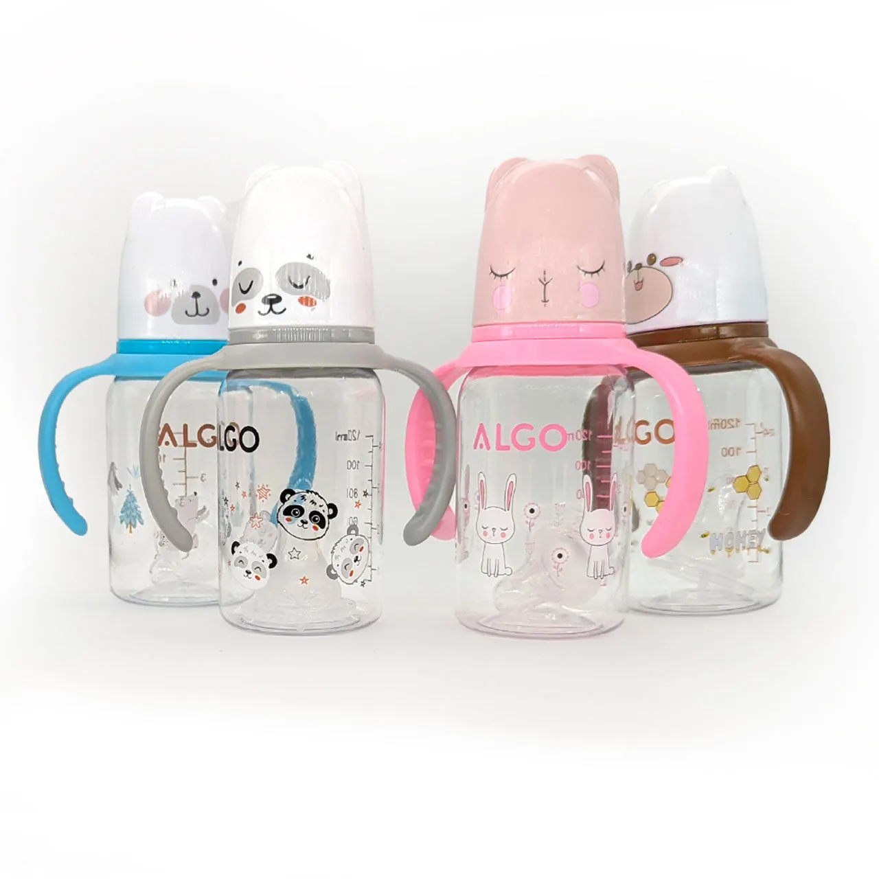 Baby Milk Bottle - Cute Cartoon Design