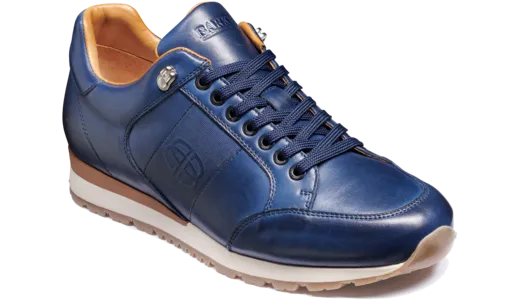 Barker - Seb, Navy Calf (Size 44 Only)