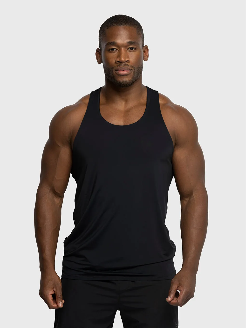 BARRY'S BLACK CORE RACER TANK