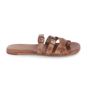 Bed Stu Women's Hilda Strappy Leather Slide