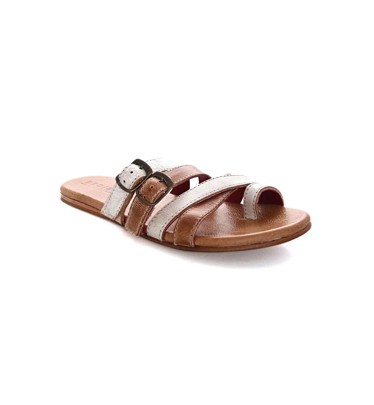 Bed Stu Women's Hilda Strappy Leather Slide