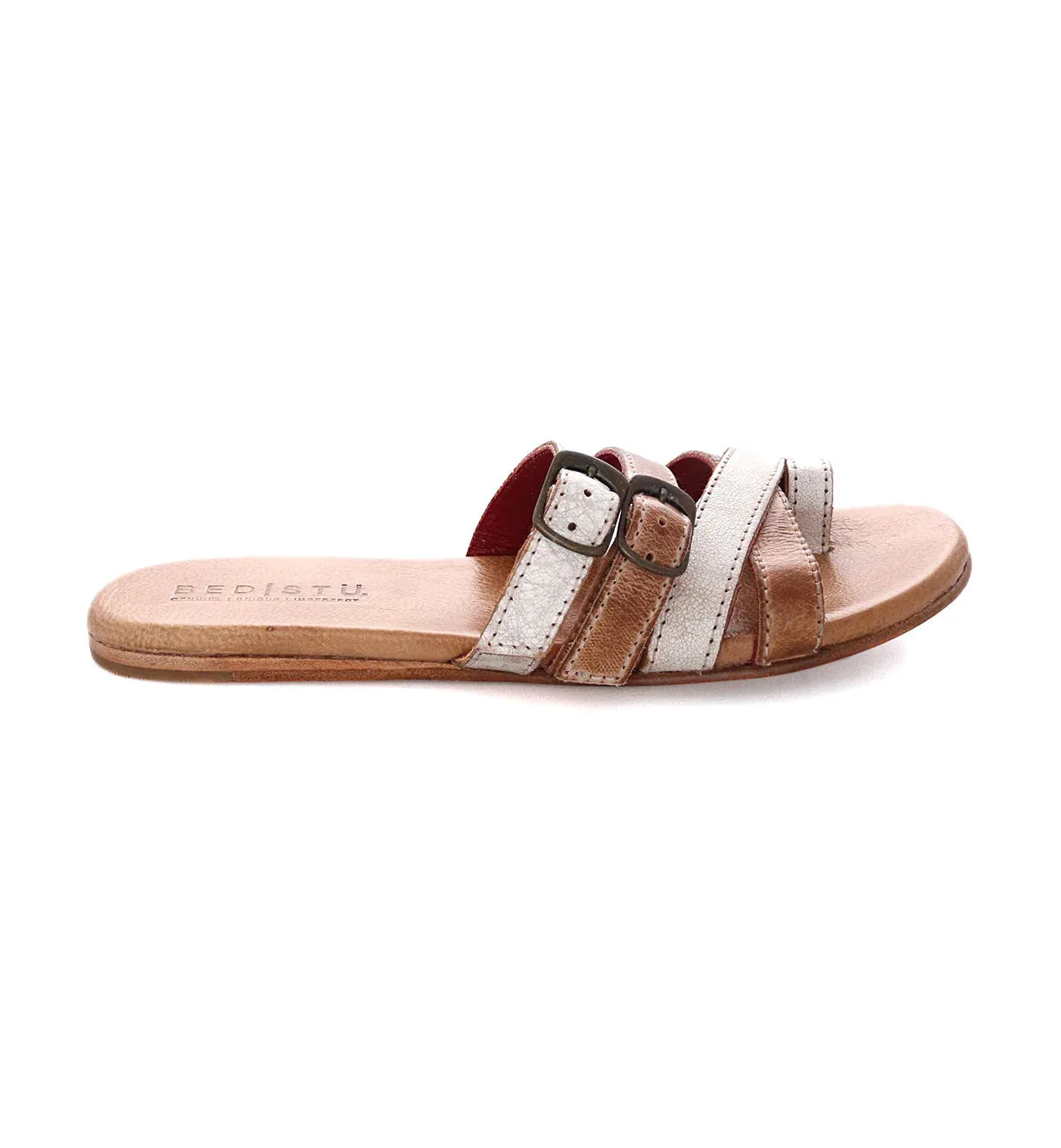 Bed Stu Women's Hilda Strappy Leather Slide