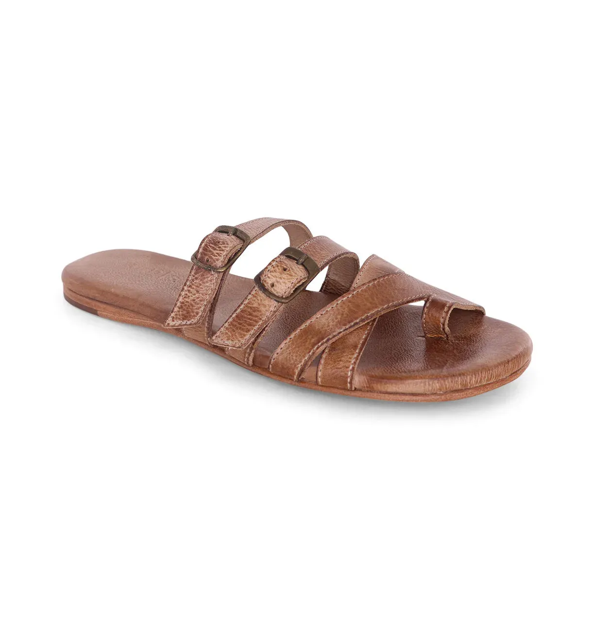 Bed Stu Women's Hilda Strappy Leather Slide