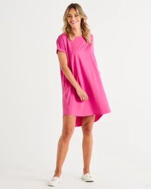 Betty Basics Maxine T Shirt Dress Azalea