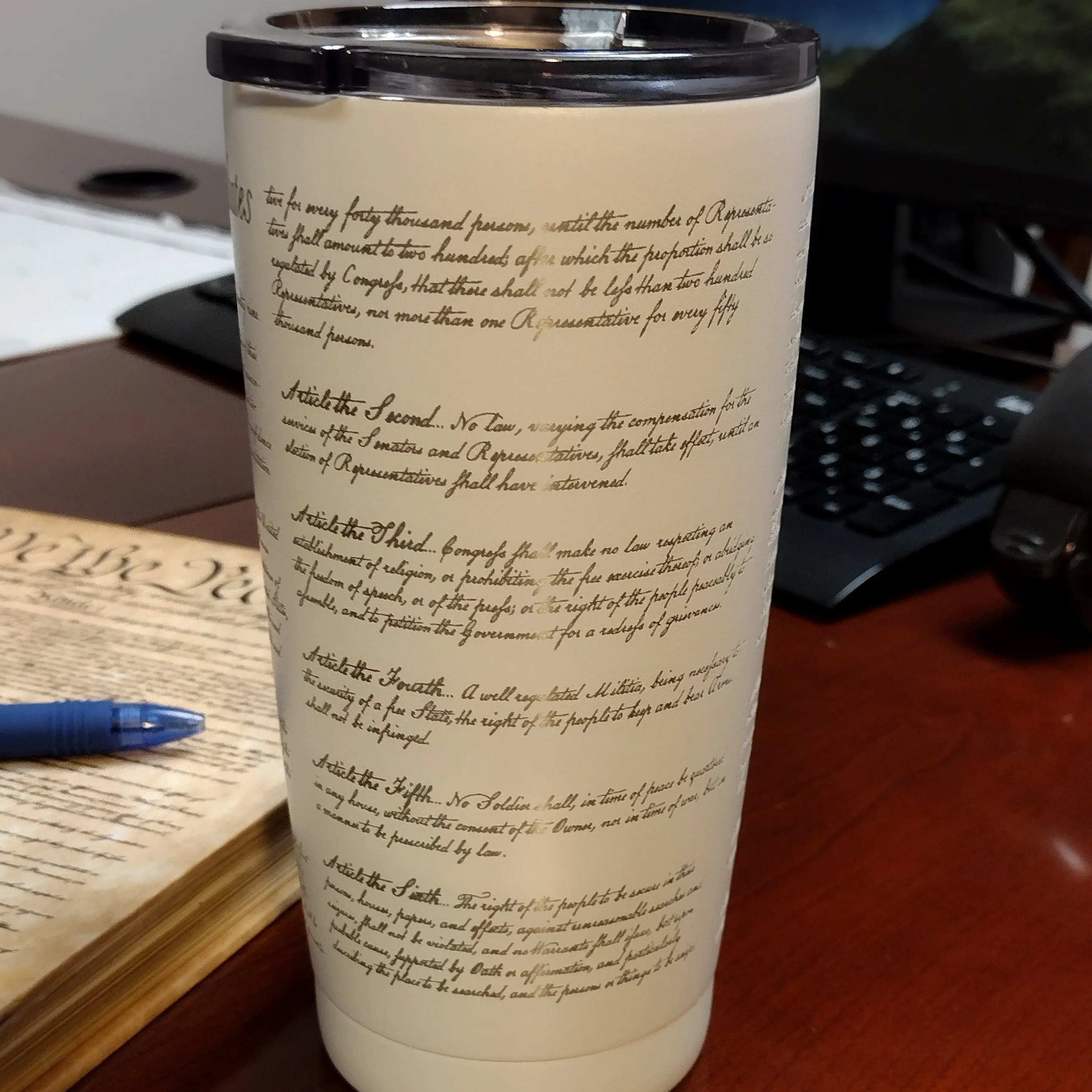 Bill of Rights Tumbler