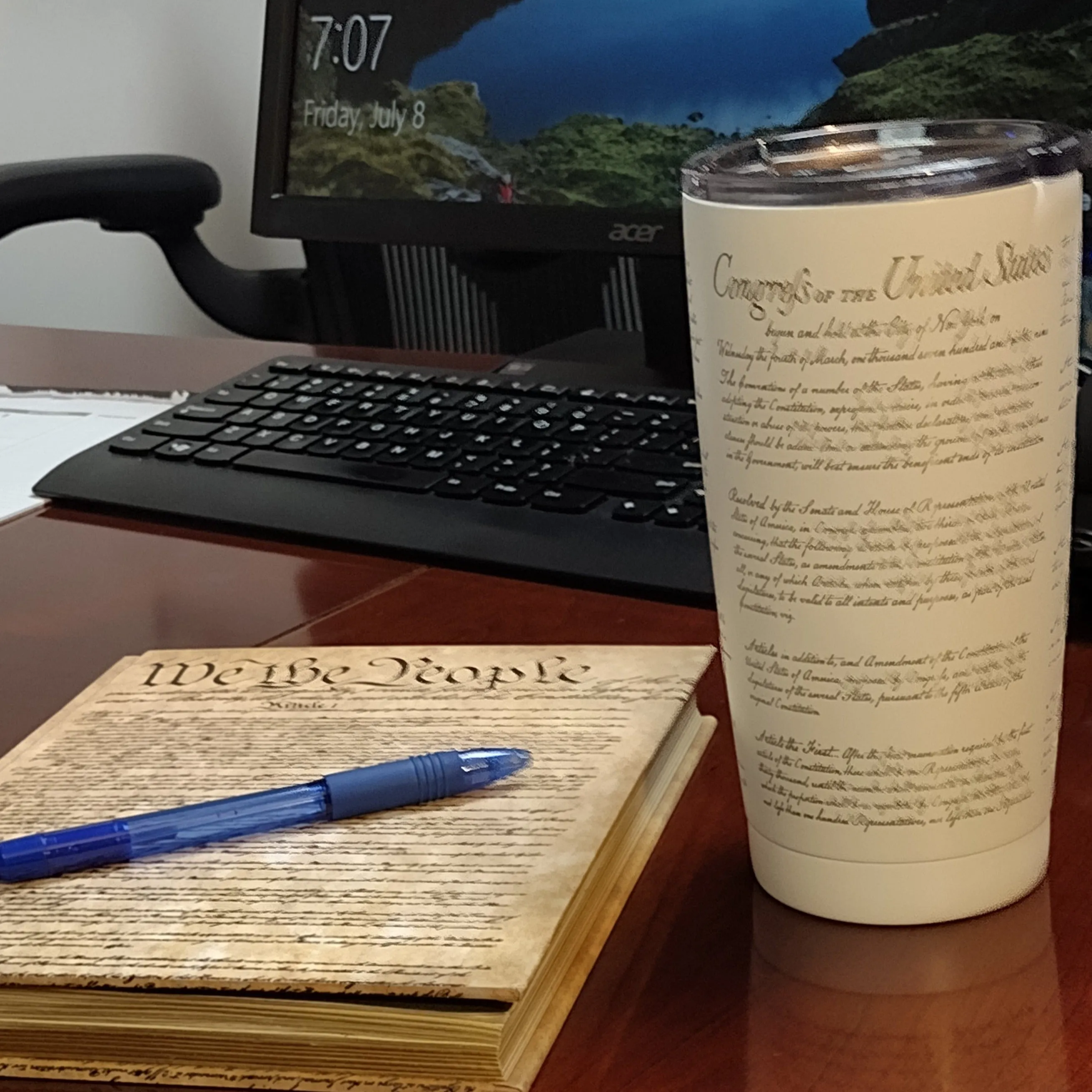 Bill of Rights Tumbler