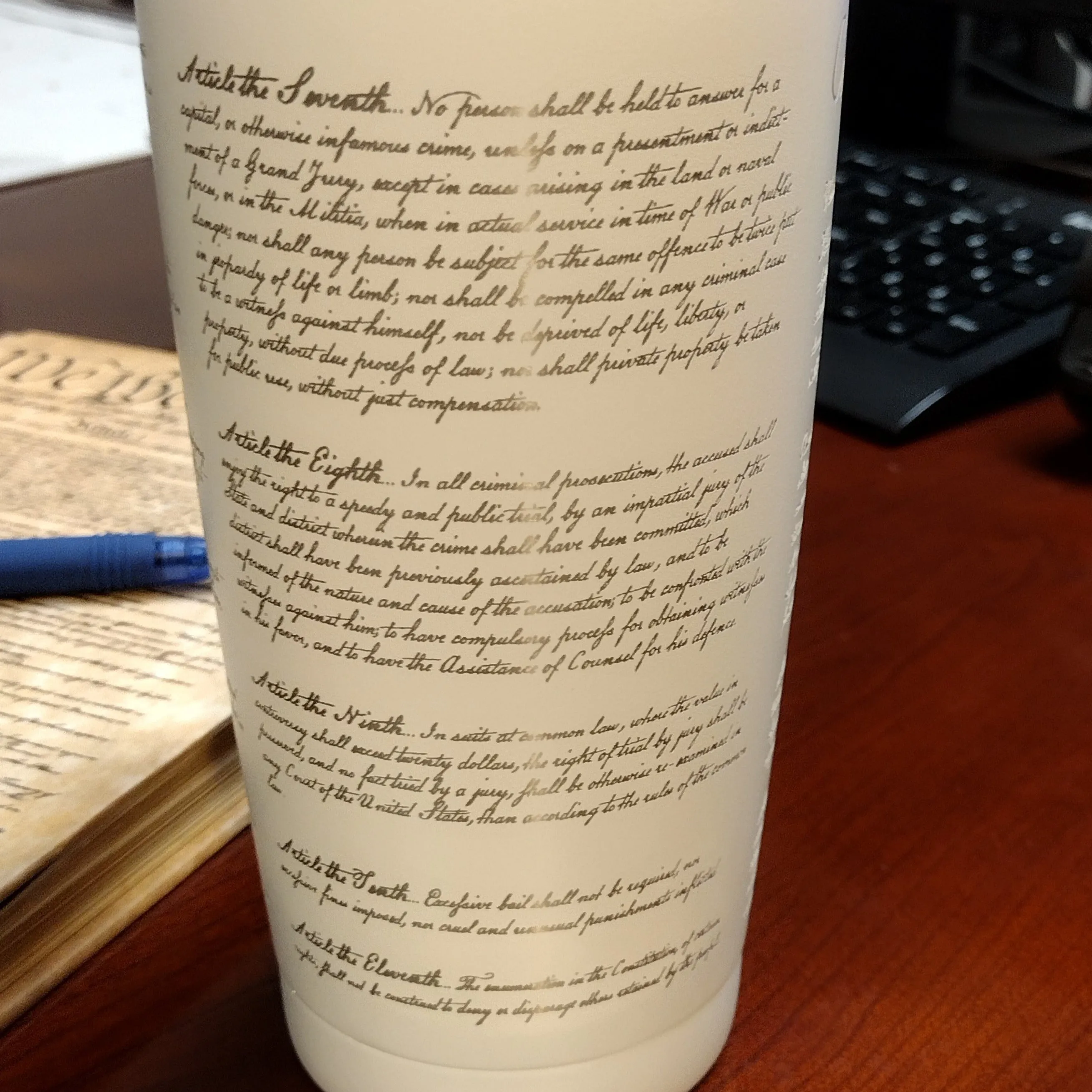 Bill of Rights Tumbler