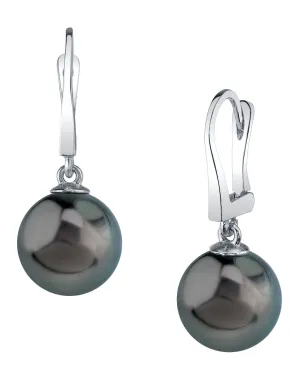 Black Tahitian Pearl Classic Dangle Earrings