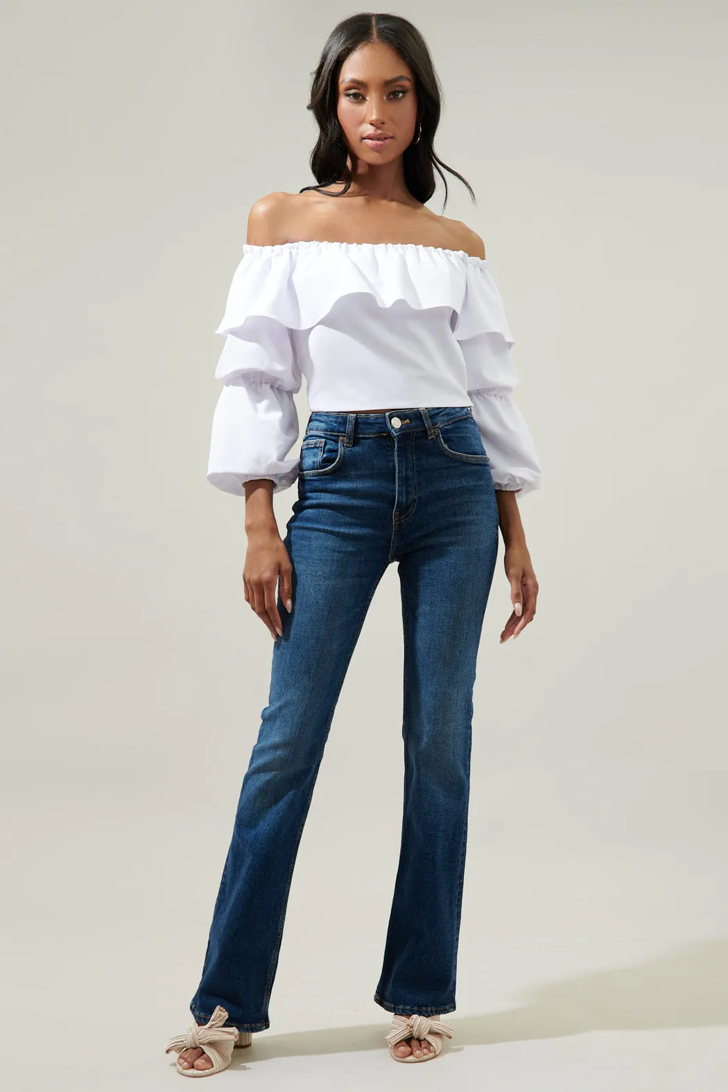 Briar Off the Shoulder Cropped Top