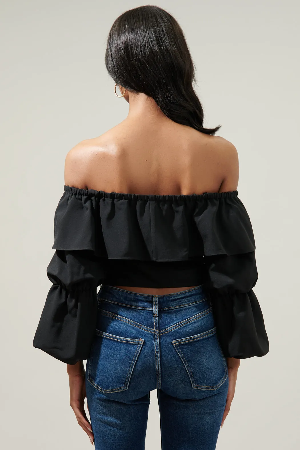 Briar Off the Shoulder Cropped Top