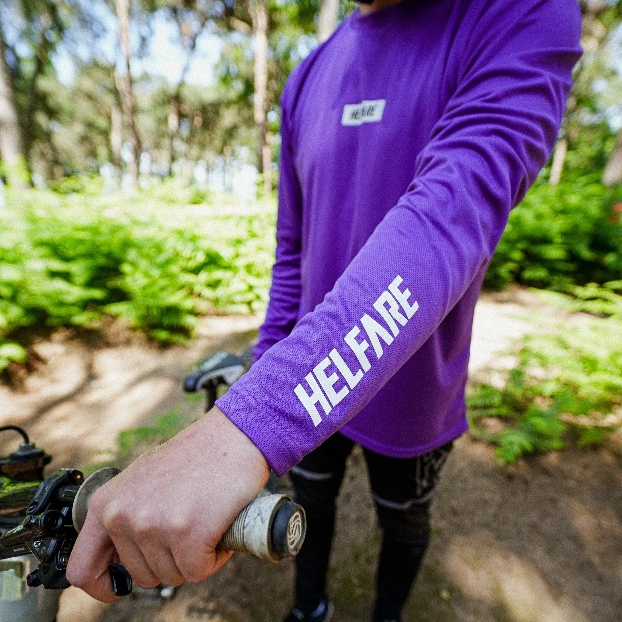 Cadence Long Sleeve Jersey | Purple