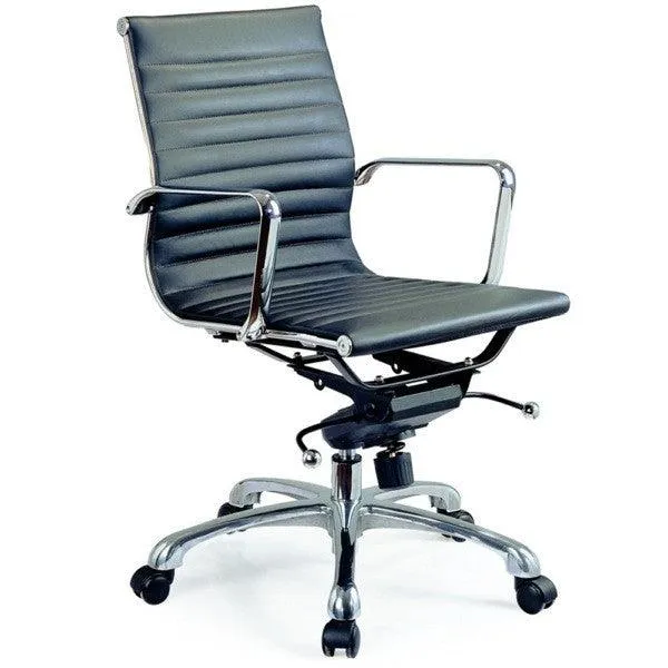 Carly White Low Back Ergonomic Office Chair