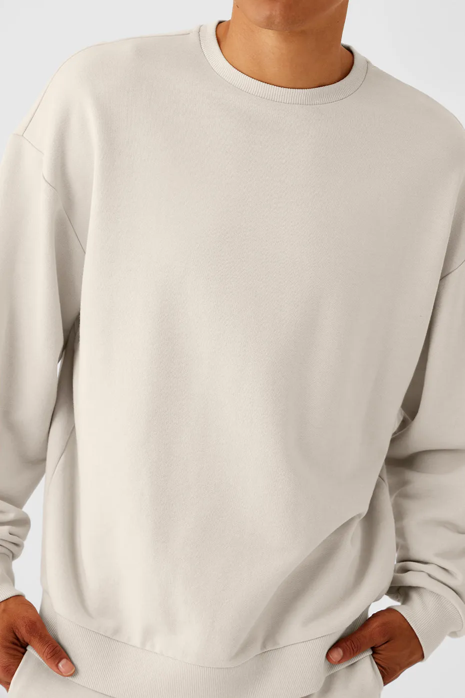 Chill Crew Neck Pullover - Bone