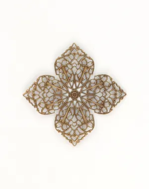 Clover Petal Filigree, 59mm, (1pc)