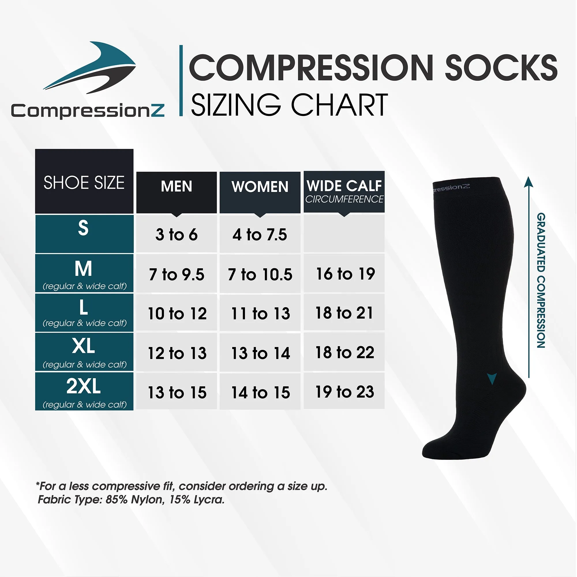 Compression Socks (30-40 mmHg) - Argyle Blue