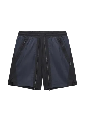 Contrasting Color Block Structured Shorts