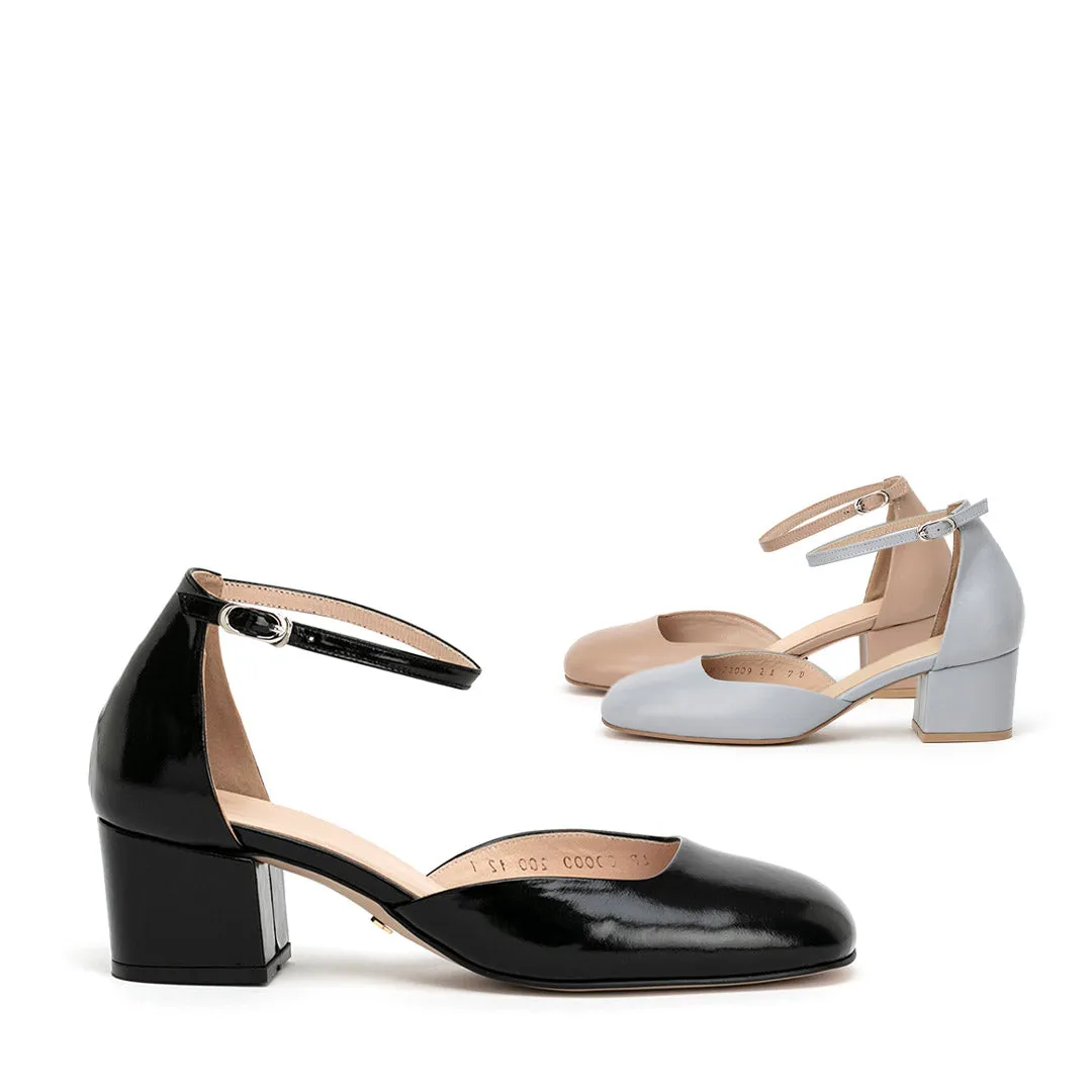 DAVINA - ankle strap heel