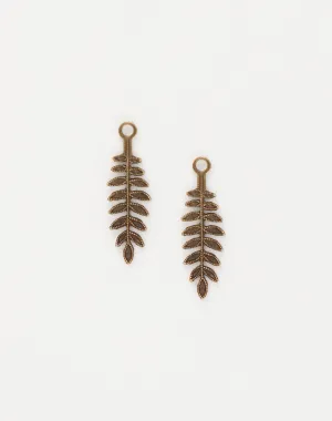 Delicate Fern, 31x9mm, (2pcs)