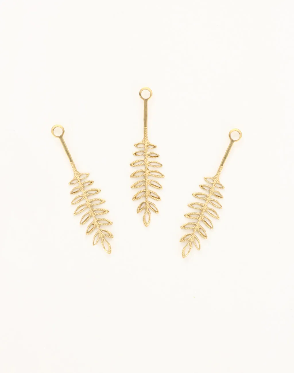 Fern Frond, 40x10mm, (3pcs)