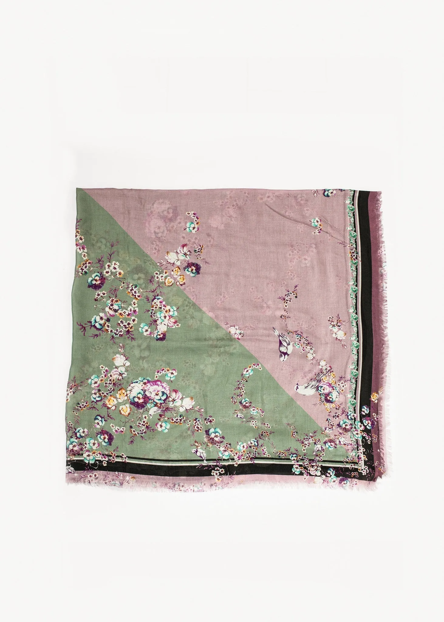 Floral Cashmere Scarf