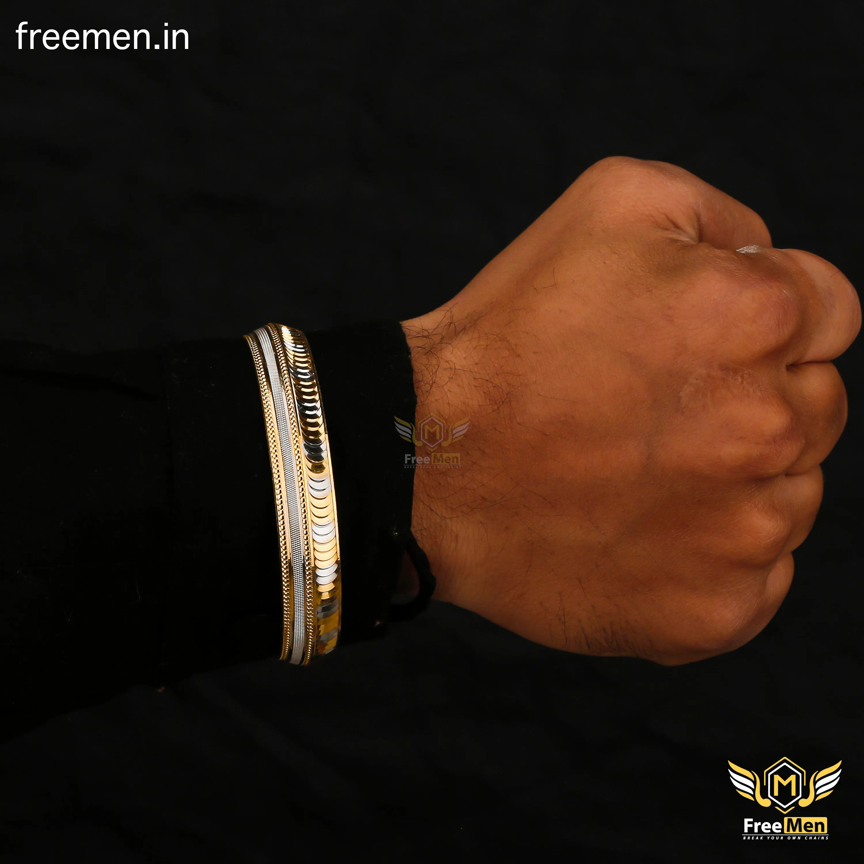 Freemen CNC Punjabi Kada For Men - FM064