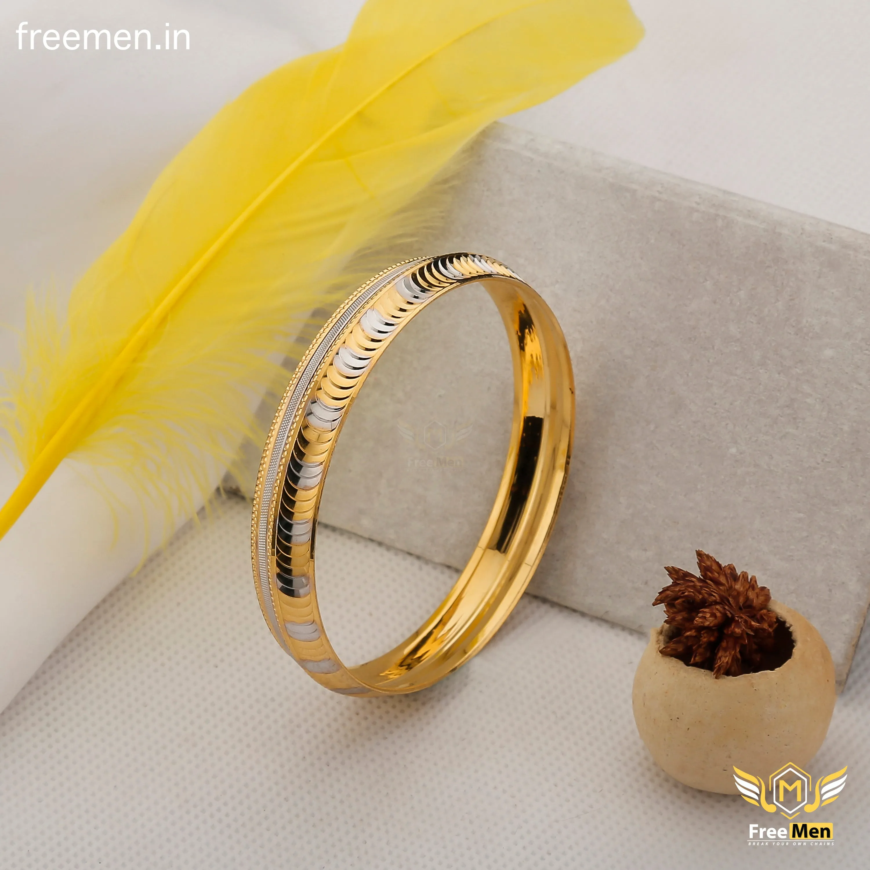 Freemen CNC Punjabi Kada For Men - FM064