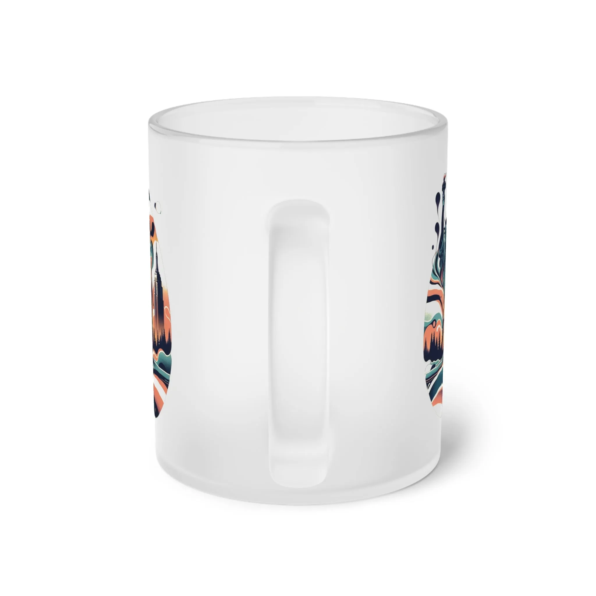 Frosted Glass Mug - Live Free