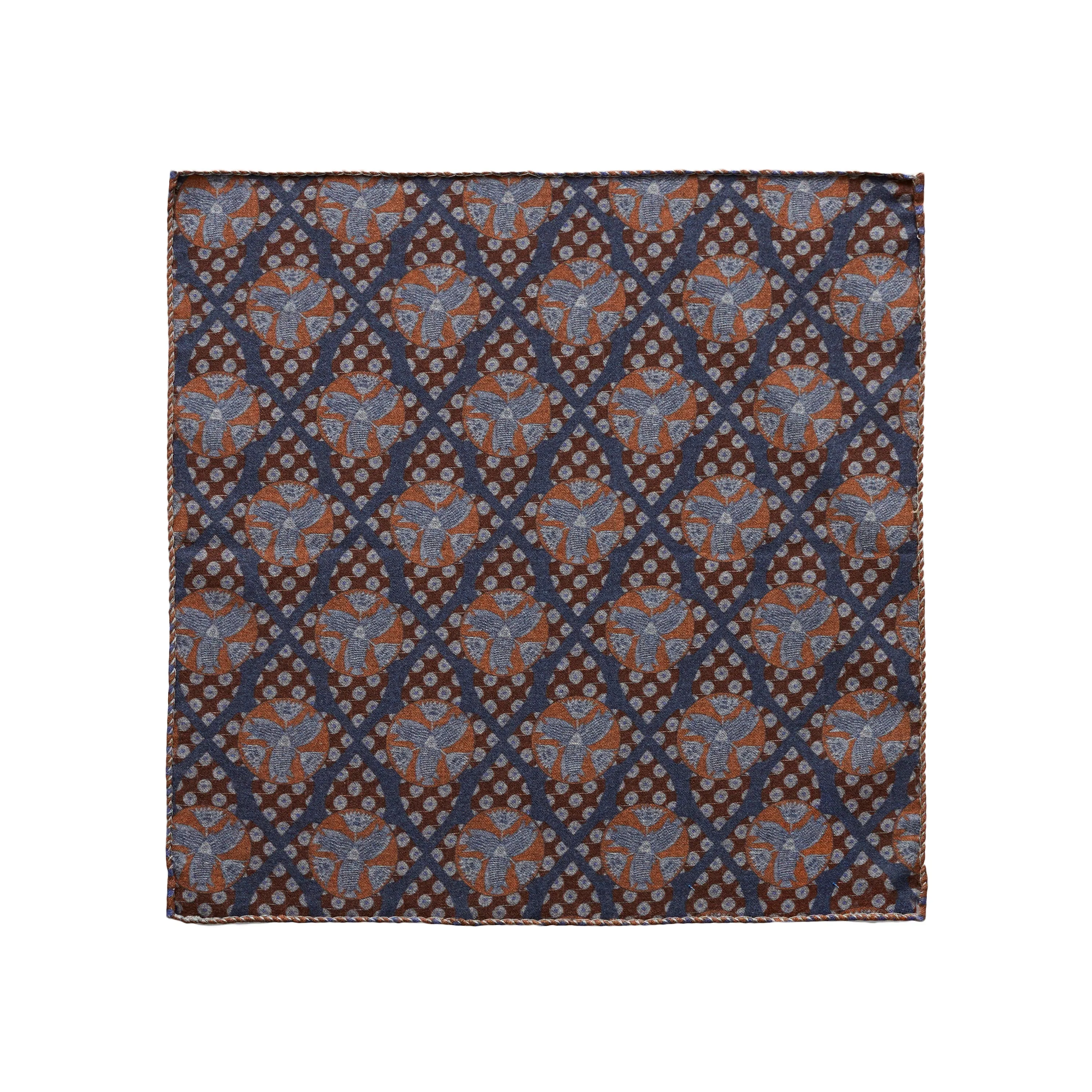 Geometric & Dotted Pocket Square