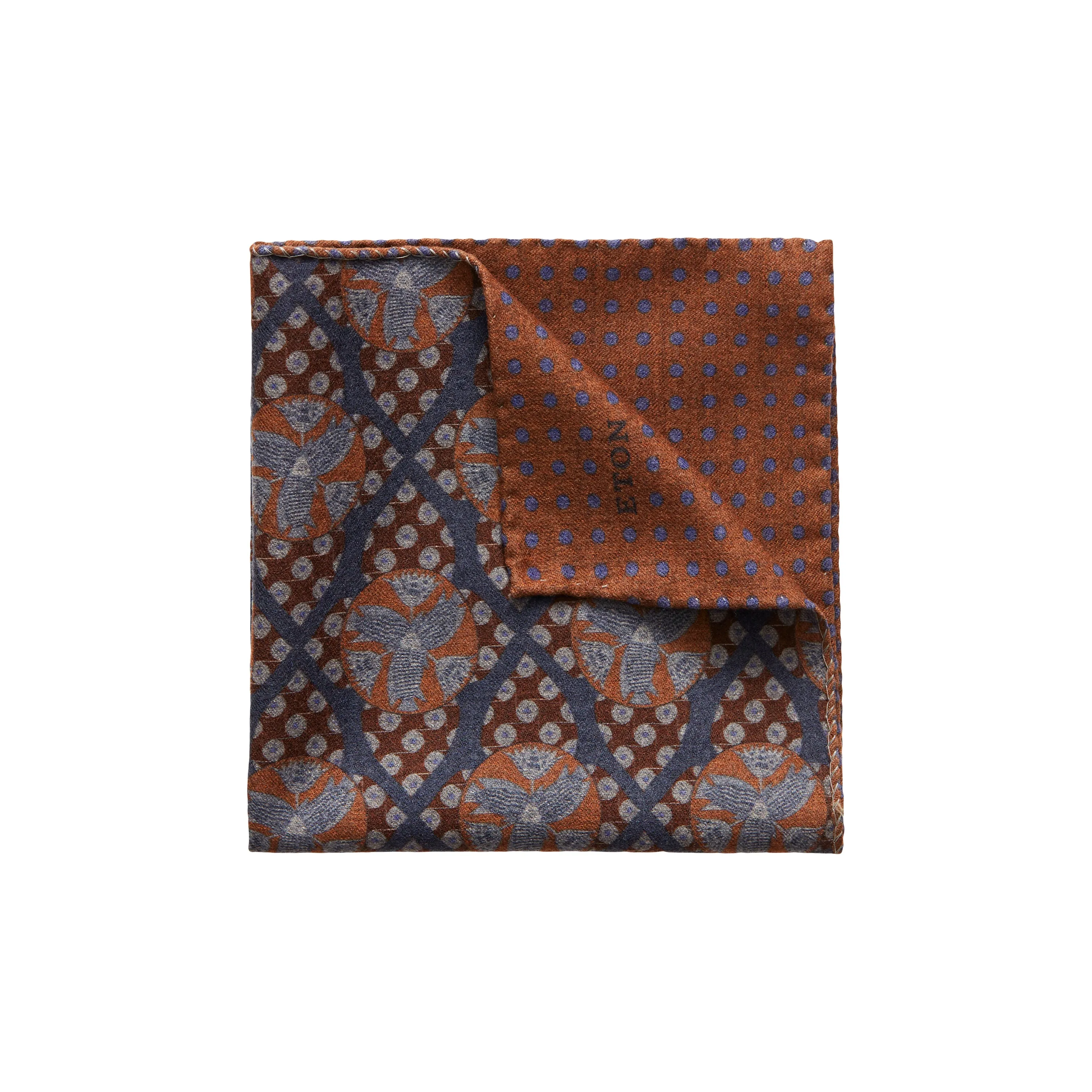 Geometric & Dotted Pocket Square