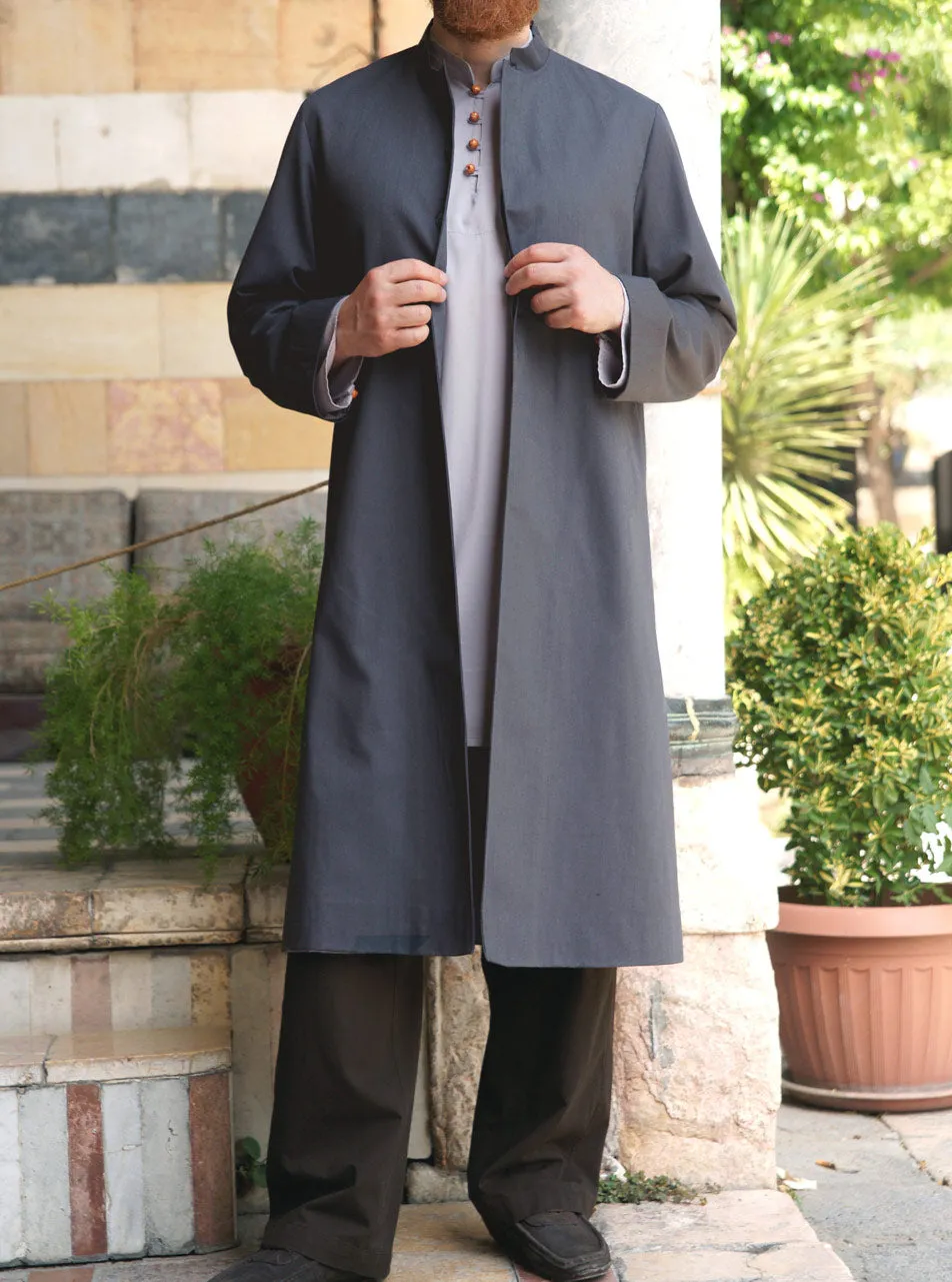 Sure! The optimized title for this e-commerce product in English with modifiers could be: Elegant Ghazi Jubba for Men - Stylish Traditional Attire