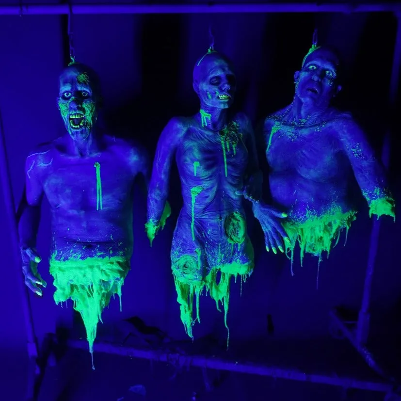 Glowing Ghoul Hanging Torso 3 Pack