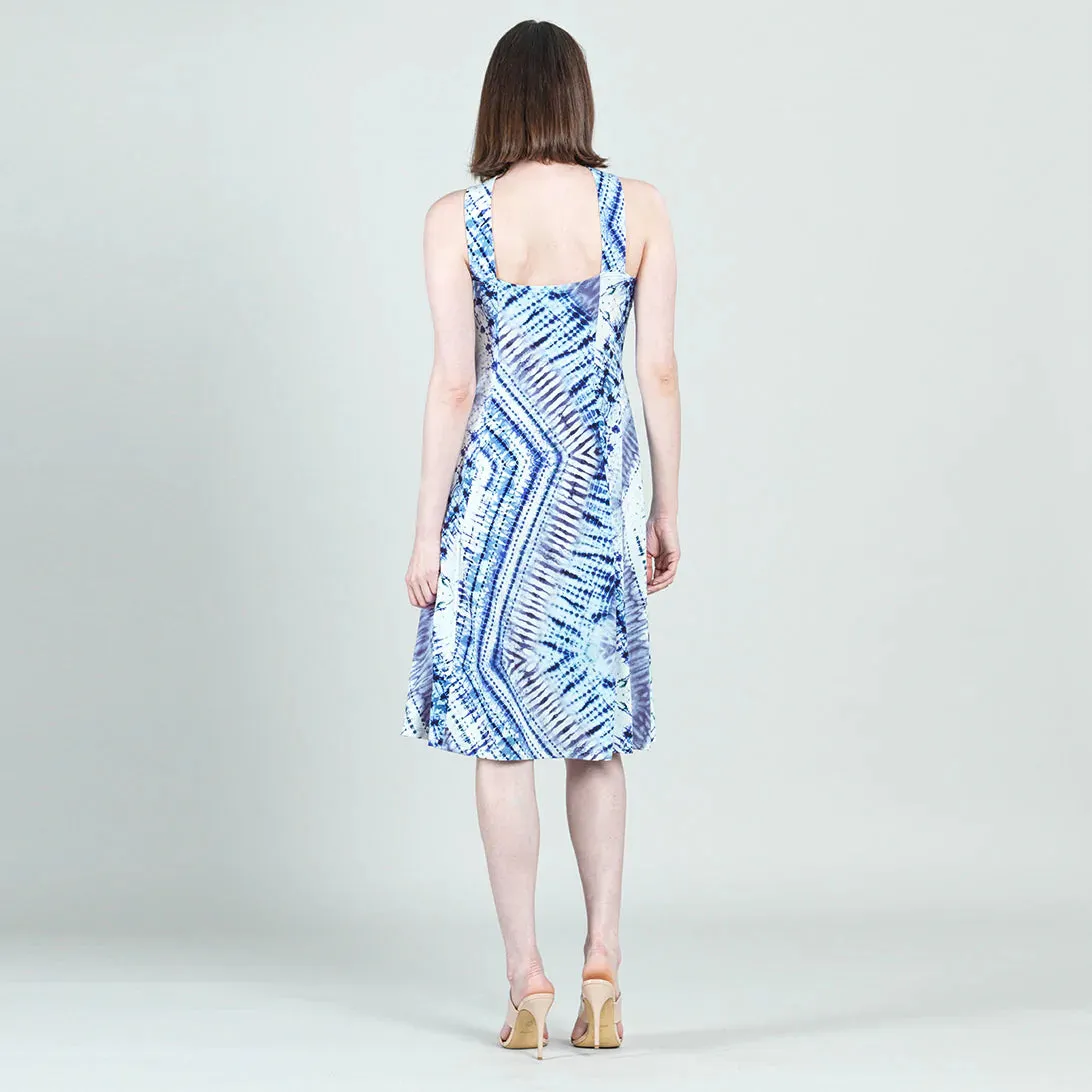 Grecian Halter Swing Dress - Acid Wash - Final Sale!