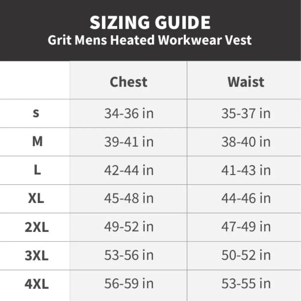 Grit Mens Heated Workwear Jacket