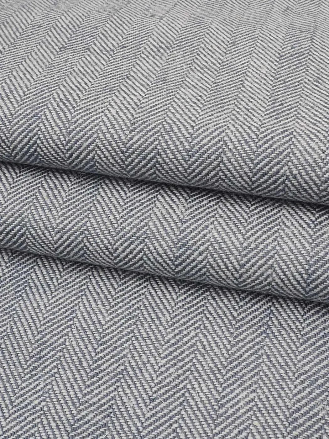 Hemp & Organic Cotton Mid-Weight Herringbone Fabric ( HG60E253A )