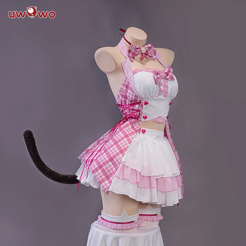 Uwowo Nekopara Live Game Cosplay Costume - Idol Stage Performance Outfit for Catgirl Chocola, Available Now in Stock